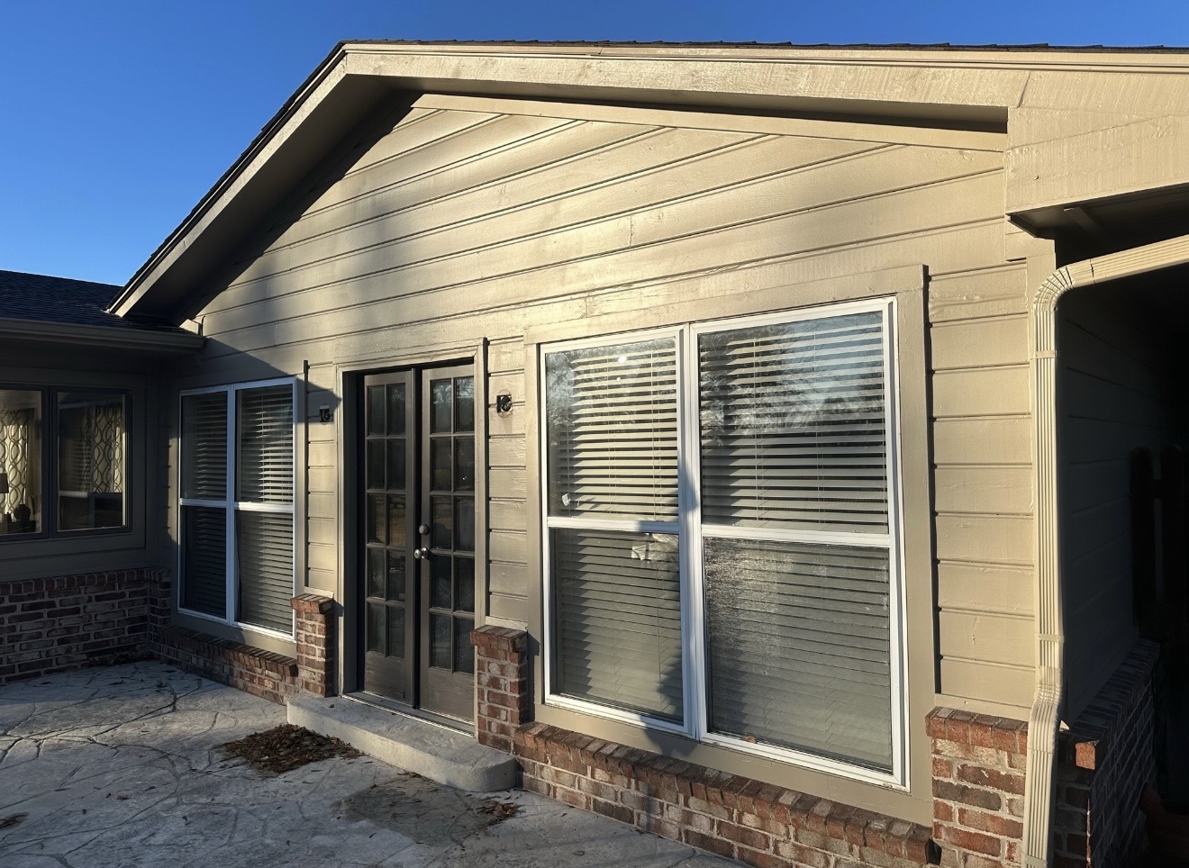 Home exterior before installation